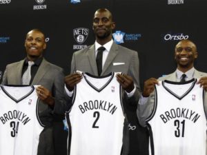 Tre dei quattro colpi targati Brooklyn Nets: Pierce, Garnett e Terry