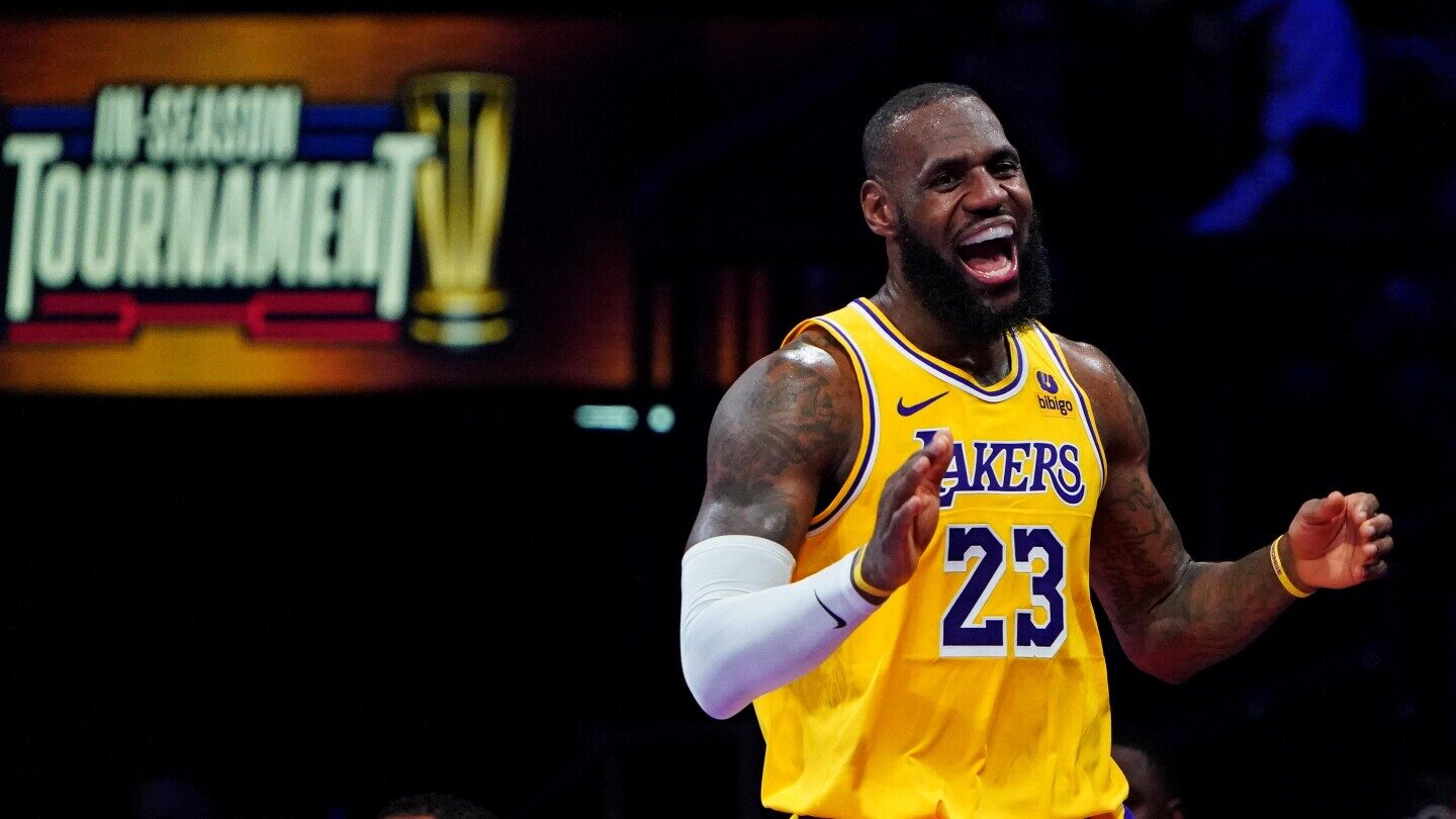 LeBron james Magic Johnson Lakers nba