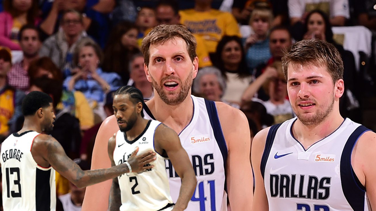Nowitzki Dallas Doncic Clippers NBA