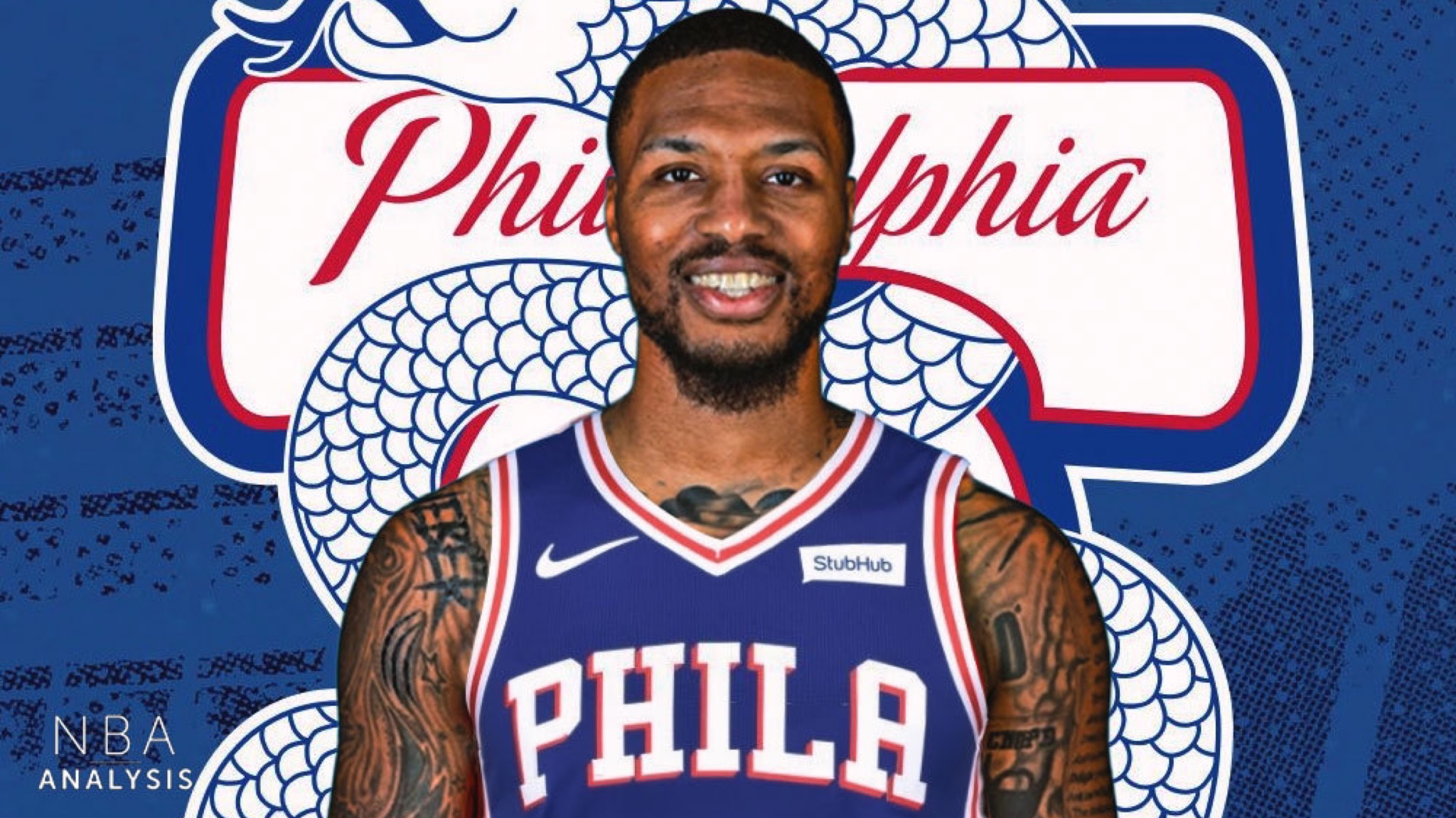 NBA Lillard Philadelphia